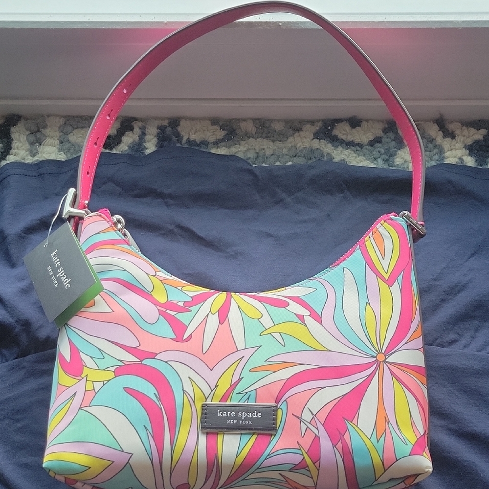 Kate Spade Colorful Floral Shoulder Bag NWT